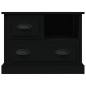 vidaXL Nachttisch Schwarz 60x39x45 cm vidaXL Nachttisch Schwarz 60x39x45 cm