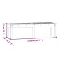 vidaXL Gartenbank 2-Sitzer 159,5x44x45 cm Massivholz Douglasie vidaXL Gartenbank 2-Sitzer 159,5x44x45 cm Massivholz Douglasie
