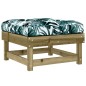 vidaXL Gartenhocker mit Kissen Kiefernholz Imprägniert vidaXL Gartenhocker mit Kissen Kiefernholz Imprägniert