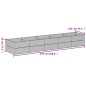 vidaXL Hochbeet 479x100x69 cm Cortenstahl vidaXL Hochbeet 479x100x69 cm Cortenstahl