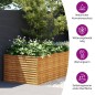 vidaXL Hochbeet 479x100x69 cm Cortenstahl vidaXL Hochbeet 479x100x69 cm Cortenstahl