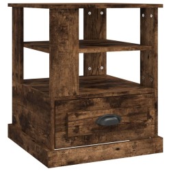 vidaXL Beistelltisch Räuchereiche 50x50x60 cm Holzwerkstoff