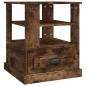 vidaXL Beistelltisch Räuchereiche 50x50x60 cm Holzwerkstoff vidaXL Beistelltisch Räuchereiche 50x50x60 cm Holzwerkstoff