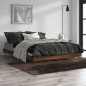 vidaXL Bettgestell Braun Eichen-Optik 140x190 cm Holzwerkstoff vidaXL Bettgestell Braun Eichen-Optik 140x190 cm Holzwerkstoff