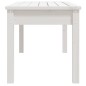 vidaXL Gartenbank Weiß 109x44x45 cm Massivholz Kiefer vidaXL Gartenbank Weiß 109x44x45 cm Massivholz Kiefer
