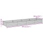 vidaXL Hochbeet 387x100x36 cm Cortenstahl vidaXL Hochbeet 387x100x36 cm Cortenstahl