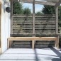 vidaXL Gartenbank 2-Sitzer 203,5x44x45 cm Massivholz Kiefer vidaXL Gartenbank 2-Sitzer 203,5x44x45 cm Massivholz Kiefer