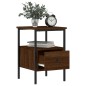 vidaXL Nachttische 2 Stk. Braun Eichen-Optik 34x36x50 cm Holzwerkstoff vidaXL Nachttische 2 Stk. Braun Eichen-Optik 34x36x50 cm Holzwerkstoff