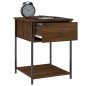 vidaXL Nachttisch Braun Eichen-Optik 44x45x58 cm Holzwerkstoff