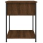 vidaXL Nachttisch Braun Eichen-Optik 44x45x58 cm Holzwerkstoff