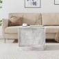vidaXL Couchtisch Betongrau 51x50x44 cm Holzwerkstoff vidaXL Couchtisch Betongrau 51x50x44 cm Holzwerkstoff