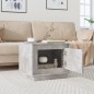 vidaXL Couchtisch Betongrau 51x50x44 cm Holzwerkstoff vidaXL Couchtisch Betongrau 51x50x44 cm Holzwerkstoff