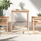 vidaXL Gartentisch 82,5x82,5x110 cm Massivholz Kiefer vidaXL Gartentisch 82,5x82,5x110 cm Massivholz Kiefer