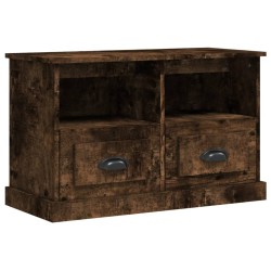 vidaXL TV-Schrank Räuchereiche 80x35x50 cm Holzwerkstoff