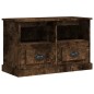 vidaXL TV-Schrank Räuchereiche 80x35x50 cm Holzwerkstoff