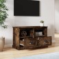 vidaXL TV-Schrank Räuchereiche 80x35x50 cm Holzwerkstoff