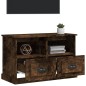 vidaXL TV-Schrank Räuchereiche 80x35x50 cm Holzwerkstoff