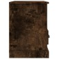 vidaXL TV-Schrank Räuchereiche 80x35x50 cm Holzwerkstoff