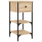 vidaXL Nachttisch Sonoma-Eiche 34x36x70 cm Holzwerkstoff vidaXL Nachttisch Sonoma-Eiche 34x36x70 cm Holzwerkstoff