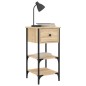 vidaXL Nachttisch Sonoma-Eiche 34x36x70 cm Holzwerkstoff vidaXL Nachttisch Sonoma-Eiche 34x36x70 cm Holzwerkstoff