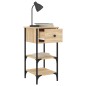 vidaXL Nachttisch Sonoma-Eiche 34x36x70 cm Holzwerkstoff vidaXL Nachttisch Sonoma-Eiche 34x36x70 cm Holzwerkstoff