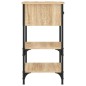 vidaXL Nachttisch Sonoma-Eiche 34x36x70 cm Holzwerkstoff vidaXL Nachttisch Sonoma-Eiche 34x36x70 cm Holzwerkstoff