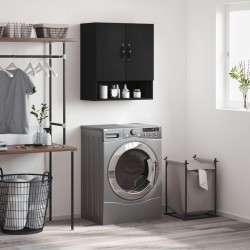 vidaXL Wandschrank Schwarz 60x31x70 cm Holzwerkstoff