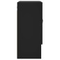 vidaXL Wandschrank Schwarz 60x31x70 cm Holzwerkstoff vidaXL Wandschrank Schwarz 60x31x70 cm Holzwerkstoff
