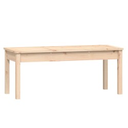 vidaXL Gartenbank 109x44x45 cm Massivholz Kiefer