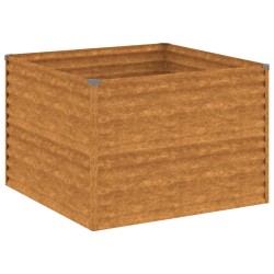 vidaXL Hochbeet 100x100x69 cm Cortenstahl