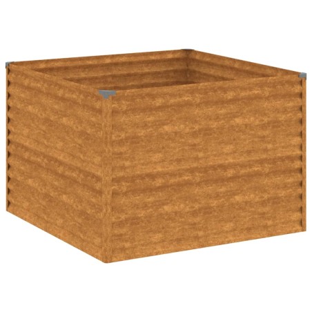vidaXL Hochbeet 100x100x69 cm Cortenstahl