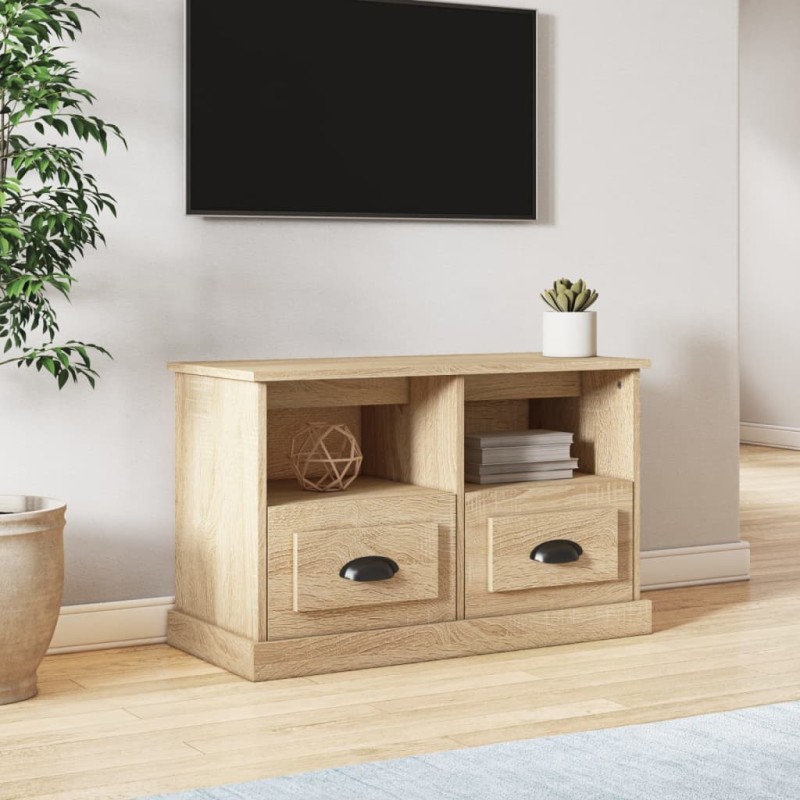 vidaXL TV-Schrank Sonoma-Eiche 80x35x50 cm Holzwerkstoff vidaXL TV-Schrank Sonoma-Eiche 80x35x50 cm Holzwerkstoff