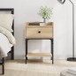 vidaXL Nachttisch Sonoma-Eiche 40,5x31x60 cm Holzwerkstoff vidaXL Nachttisch Sonoma-Eiche 40,5x31x60 cm Holzwerkstoff