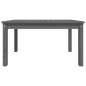 vidaXL Gartentisch Grau 82,5x50,5x45 cm Massivholz Kiefer vidaXL Gartentisch Grau 82,5x50,5x45 cm Massivholz Kiefer