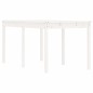 vidaXL Gartentisch Weiß 159,5x82,5x76 cm Massivholz Kiefer vidaXL Gartentisch Weiß 159,5x82,5x76 cm Massivholz Kiefer