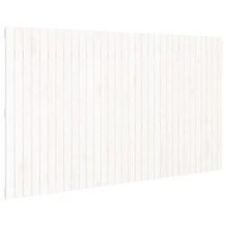 vidaXL Wand-Kopfteil Weiß 204x3x110 cm Massivholz Kiefer