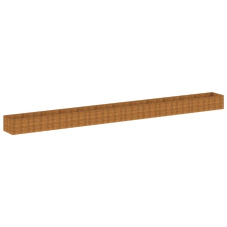 vidaXL Hochbeet 1150x100x69 cm Cortenstahl