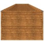 vidaXL Hochbeet 1150x100x69 cm Cortenstahl vidaXL Hochbeet 1150x100x69 cm Cortenstahl