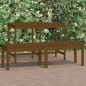 vidaXL Gartenbank 2-Sitzer Honigbraun 159,5x44x45 cm Massivholz Kiefer vidaXL Gartenbank 2-Sitzer Honigbraun 159,5x44x45 cm Massivholz Kiefer