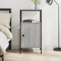 vidaXL Nachttisch Grau Sonoma-Eiche 41x31x80 cm Holzwerkstoff vidaXL Nachttisch Grau Sonoma-Eiche 41x31x80 cm Holzwerkstoff