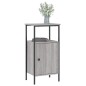 vidaXL Nachttisch Grau Sonoma-Eiche 41x31x80 cm Holzwerkstoff vidaXL Nachttisch Grau Sonoma-Eiche 41x31x80 cm Holzwerkstoff