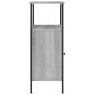 vidaXL Nachttisch Grau Sonoma-Eiche 41x31x80 cm Holzwerkstoff vidaXL Nachttisch Grau Sonoma-Eiche 41x31x80 cm Holzwerkstoff