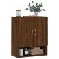 vidaXL Wandschrank Braun Eichen-Optik 60x31x70 cm Holzwerkstoff vidaXL Wandschrank Braun Eichen-Optik 60x31x70 cm Holzwerkstoff