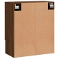 vidaXL Wandschrank Braun Eichen-Optik 60x31x70 cm Holzwerkstoff vidaXL Wandschrank Braun Eichen-Optik 60x31x70 cm Holzwerkstoff