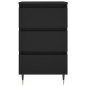 vidaXL Nachttisch Schwarz 40x35x69 cm Holzwerkstoff vidaXL Nachttisch Schwarz 40x35x69 cm Holzwerkstoff