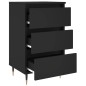 vidaXL Nachttisch Schwarz 40x35x69 cm Holzwerkstoff vidaXL Nachttisch Schwarz 40x35x69 cm Holzwerkstoff