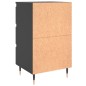 vidaXL Nachttisch Schwarz 40x35x69 cm Holzwerkstoff vidaXL Nachttisch Schwarz 40x35x69 cm Holzwerkstoff