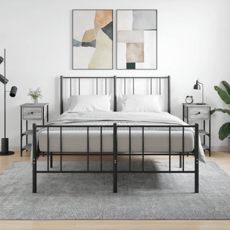 vidaXL Nachttische 2 Stk. Grau Sonoma 34x36x70 cm Holzwerkstoff vidaXL Nachttische 2 Stk. Grau Sonoma 34x36x70 cm Holzwerkstoff