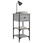 vidaXL Nachttische 2 Stk. Grau Sonoma 34x36x70 cm Holzwerkstoff vidaXL Nachttische 2 Stk. Grau Sonoma 34x36x70 cm Holzwerkstoff