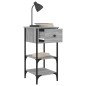 vidaXL Nachttische 2 Stk. Grau Sonoma 34x36x70 cm Holzwerkstoff vidaXL Nachttische 2 Stk. Grau Sonoma 34x36x70 cm Holzwerkstoff